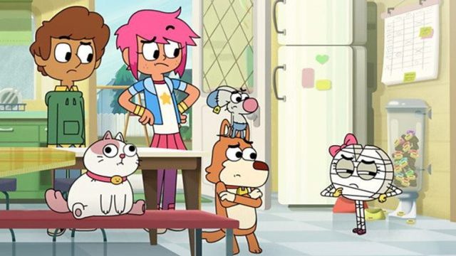 Chico Chica Perro Gata Ratón Queso S02E35
