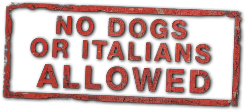 No se admiten perros ni italianos