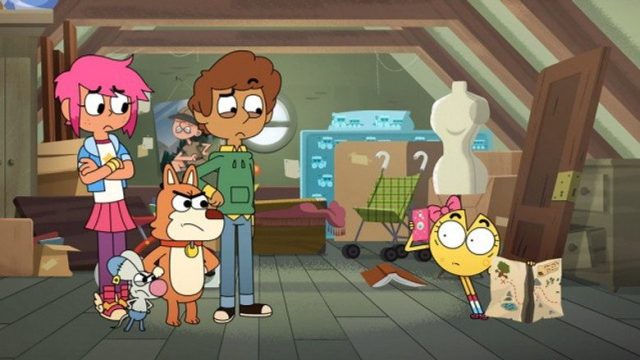 Chico Chica Perro Gata Ratón Queso S02E11